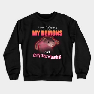 Rat Meme Crewneck Sweatshirt